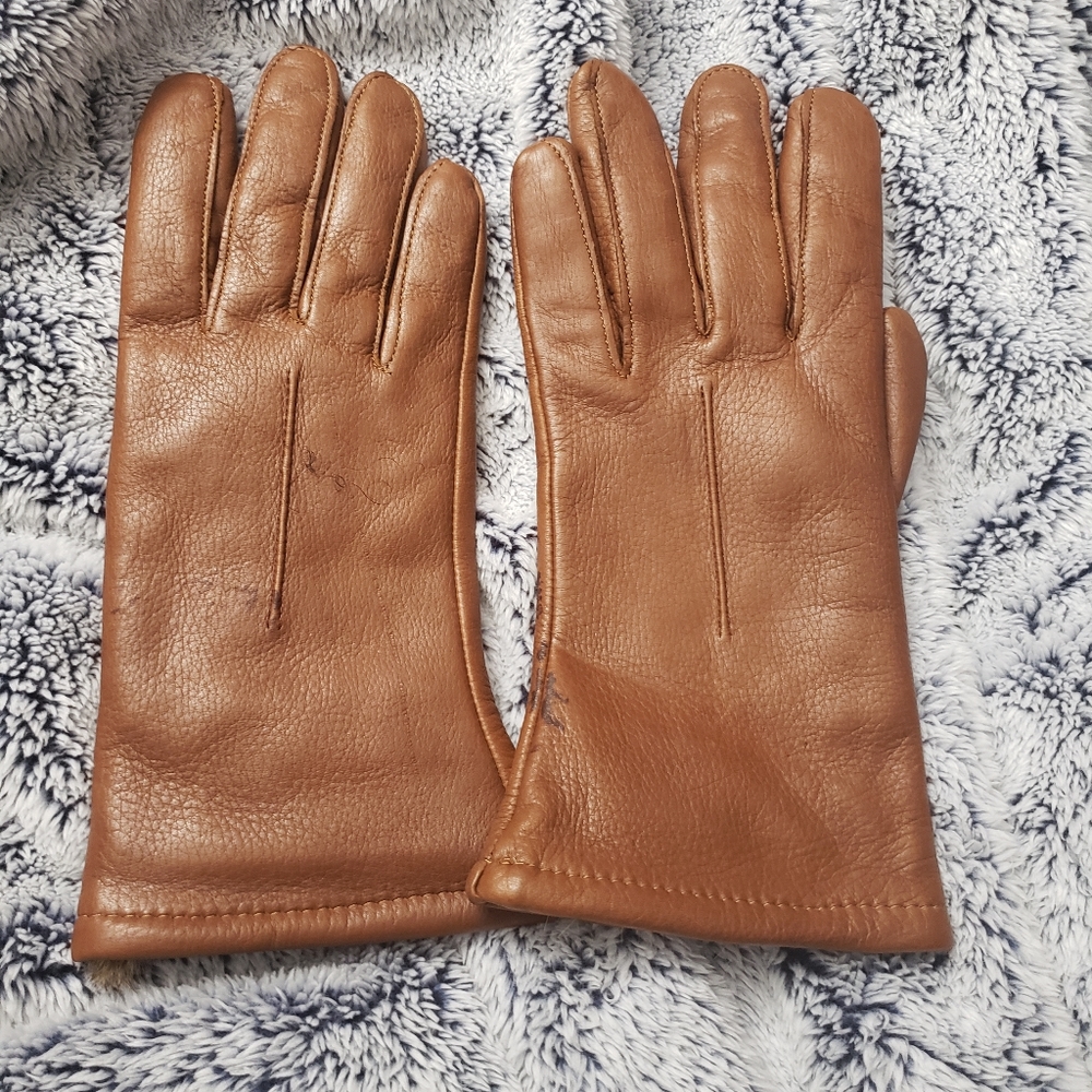 Genuine leather women's driving gloves size Medium